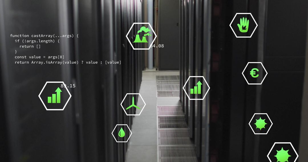 Sustainable Tech in Data Server Center Overlay