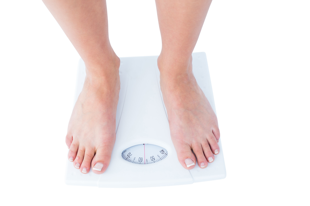 Woman Standing on Scales Isolated on Transparent Background - Download Free Stock Images Pikwizard.com