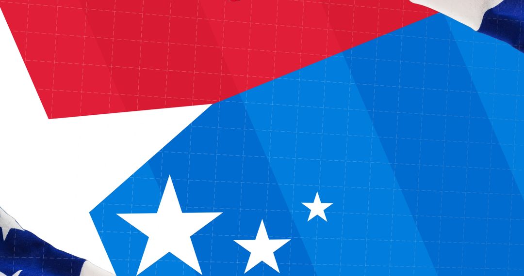 USA Flag Background with Statistics Theme