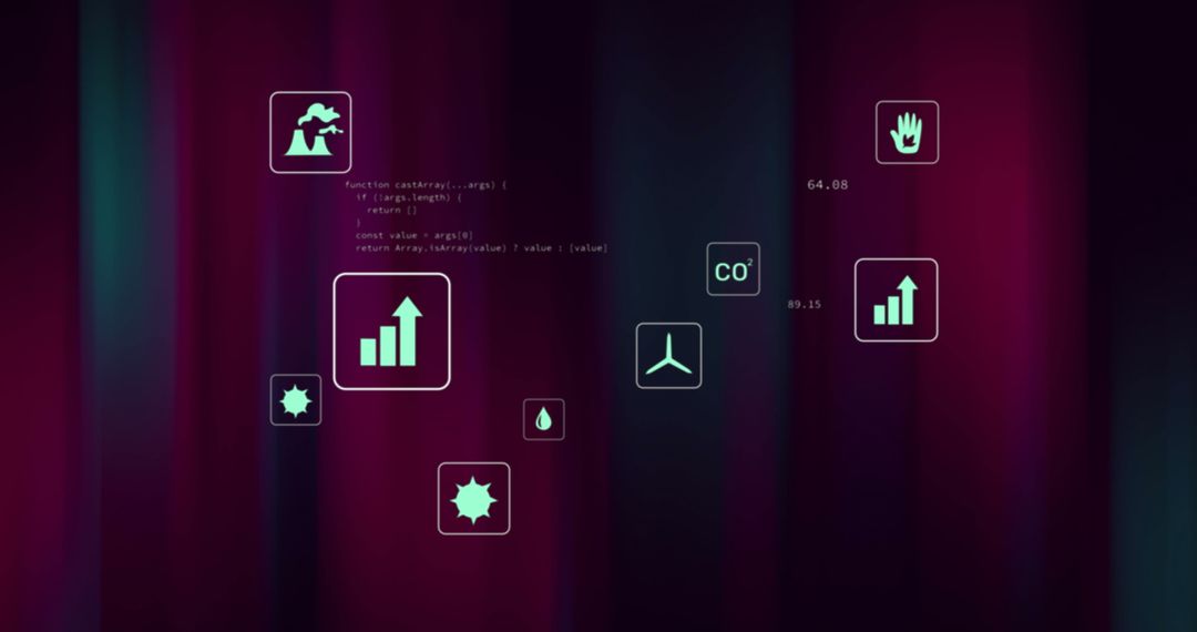 Futuristic Digital Interface Highlighting Data Processing Concepts