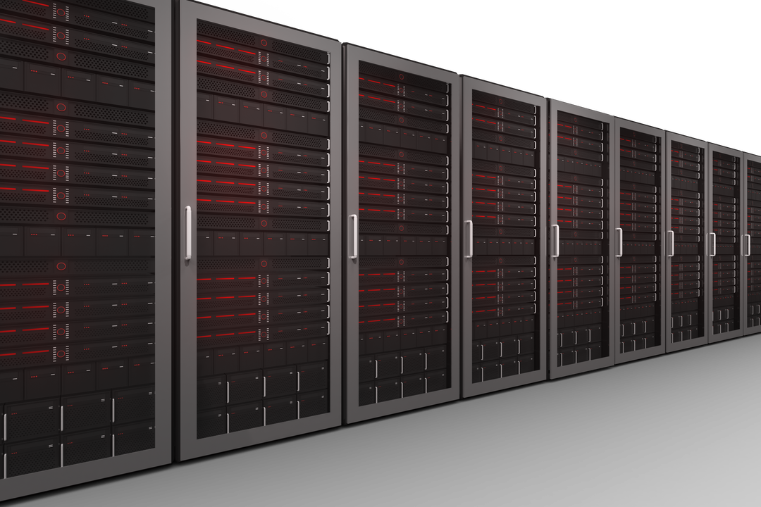 Transparent Vector Illustration of Server Room with Many Racks - Download Free Stock Images Pikwizard.com