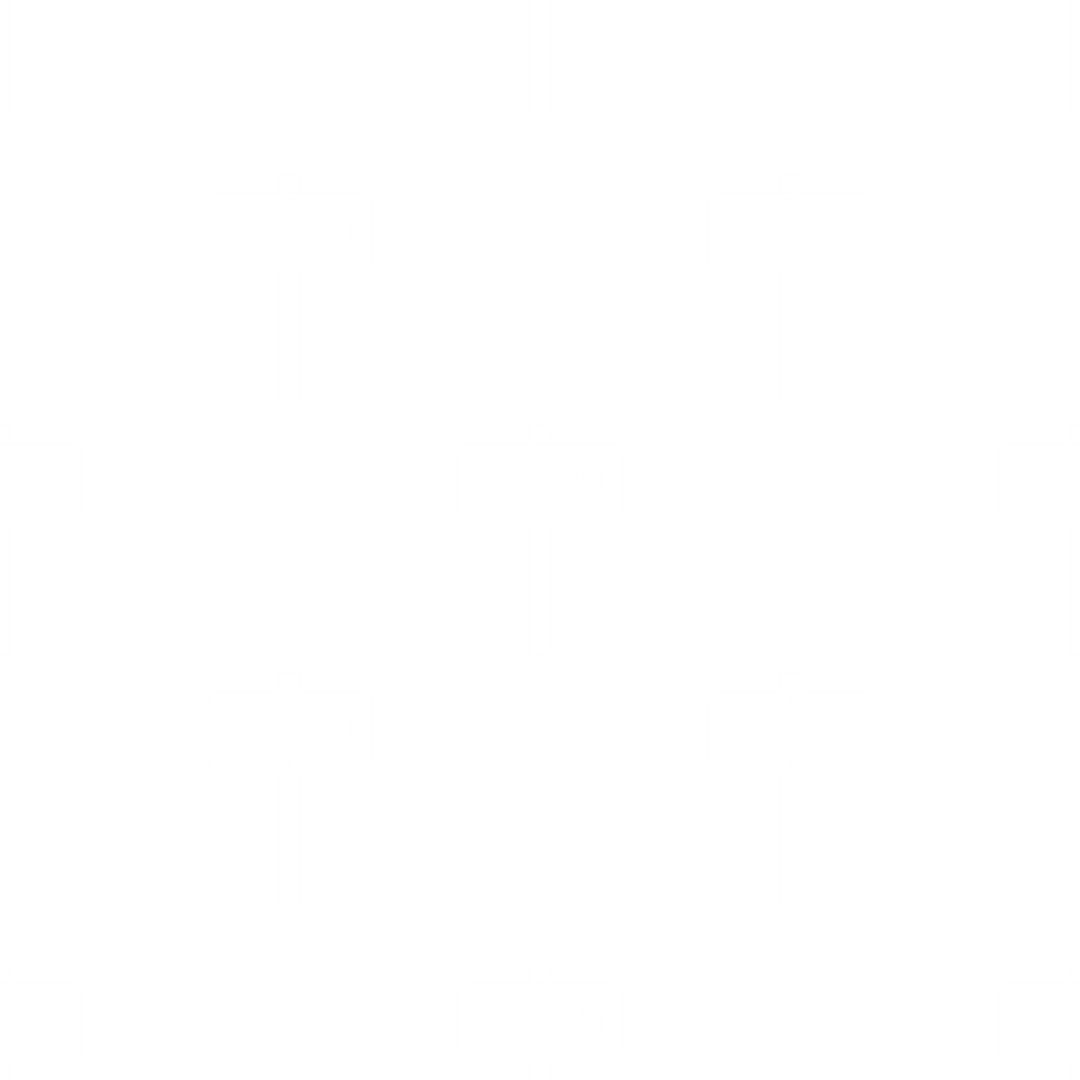Transparent Background of Repeated White Vacant Signs
