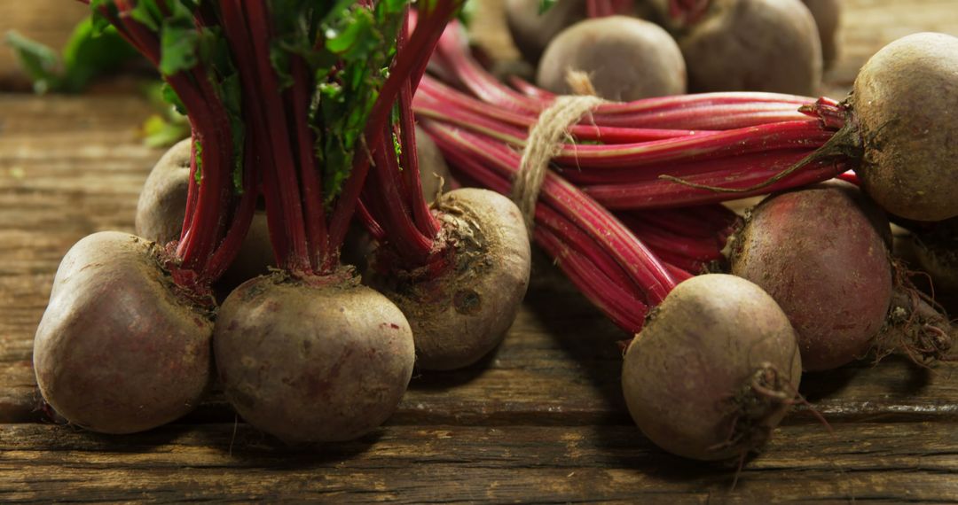 Fresh Organic Beetroots on Rustic Wooden Surface - Free Images, Stock Photos and Pictures on Pikwizard.com