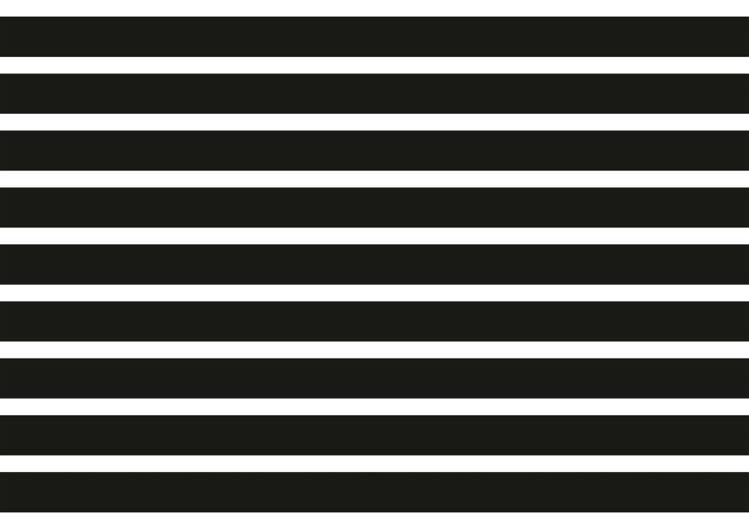 Minimalist Black and White Horizontal Striped Pattern