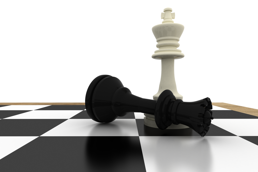 Transparent White King Over Black Queen Illustrating Chess Victory - Download Free Stock Images Pikwizard.com