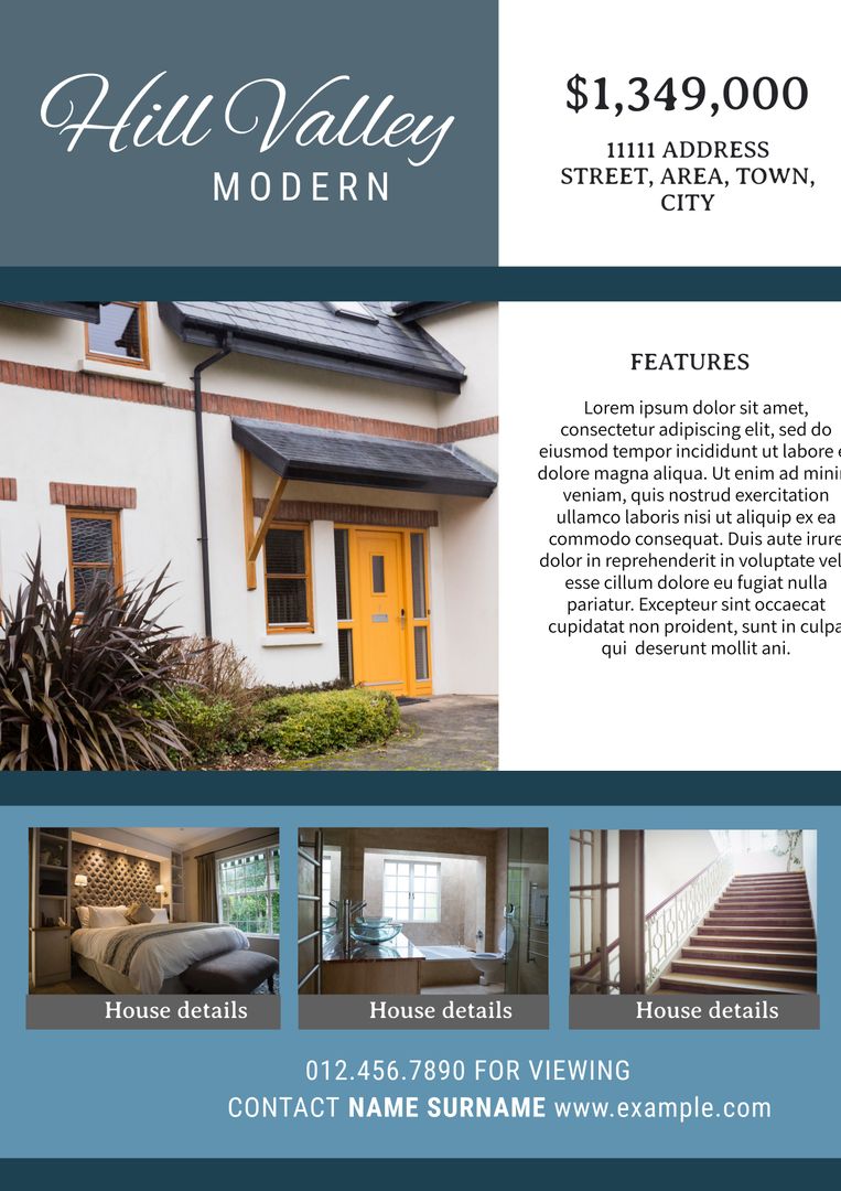 Elegant Luxury Home for Sale Ad with Modern Design