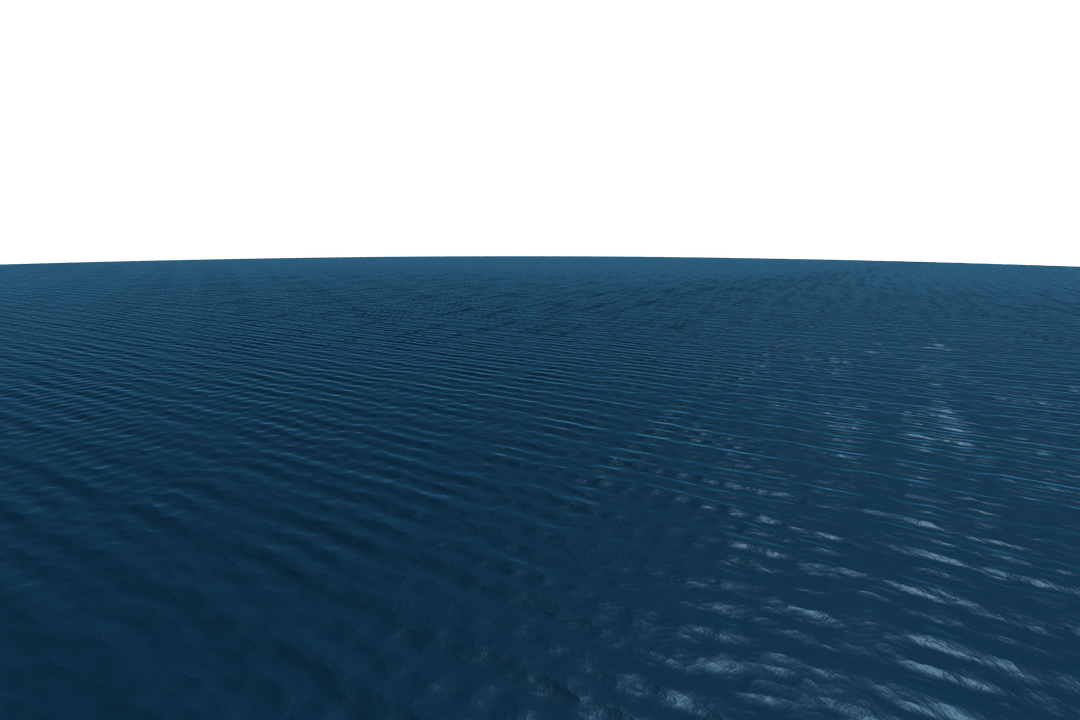 Navy Blue Calm Ocean Digital Illustration on Transparent Background - Download Free Stock Images Pikwizard.com