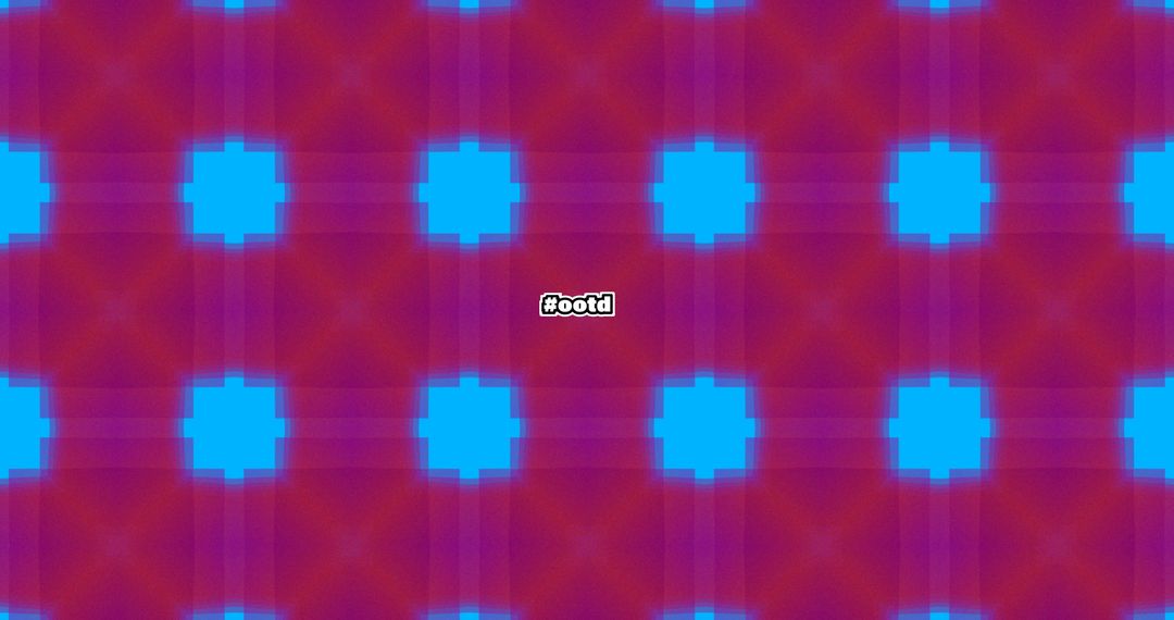 Colorful Kaleidoscope Pattern with Fashion Hashtag