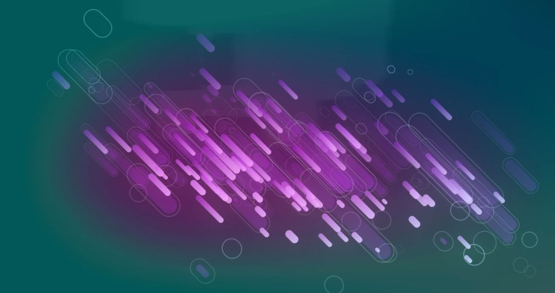 Abstract Purple Lines on Black Background