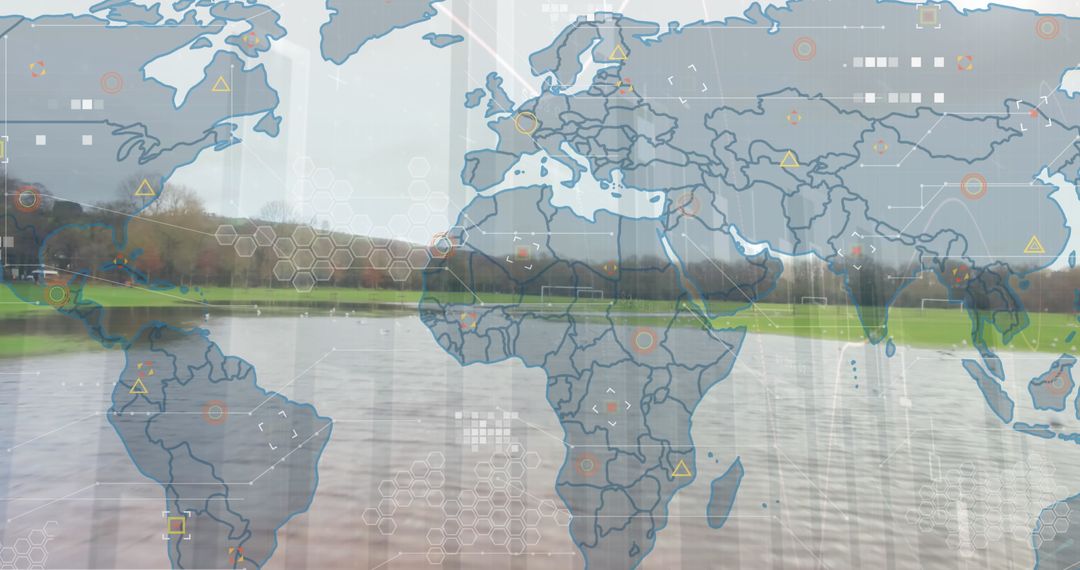 Global Technological Data and Natural Landscape