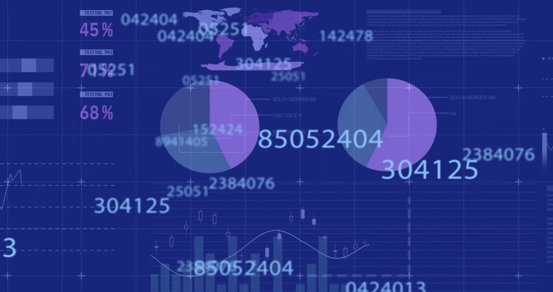abstract data visualization with dynamic blue interface - Free Images, Stock Photos and Pictures on Pikwizard.com