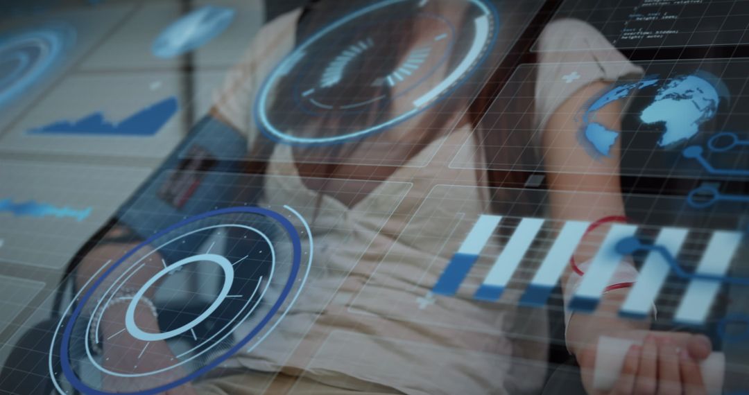 Digital Health Monitoring Interface Concept with Integrated Analytics