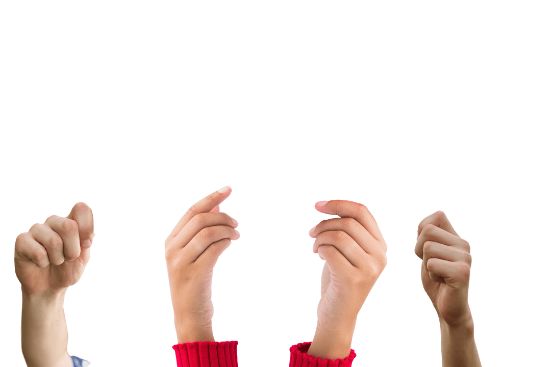 Hands Holding Painted Routes Transparent Background Creativity Concept