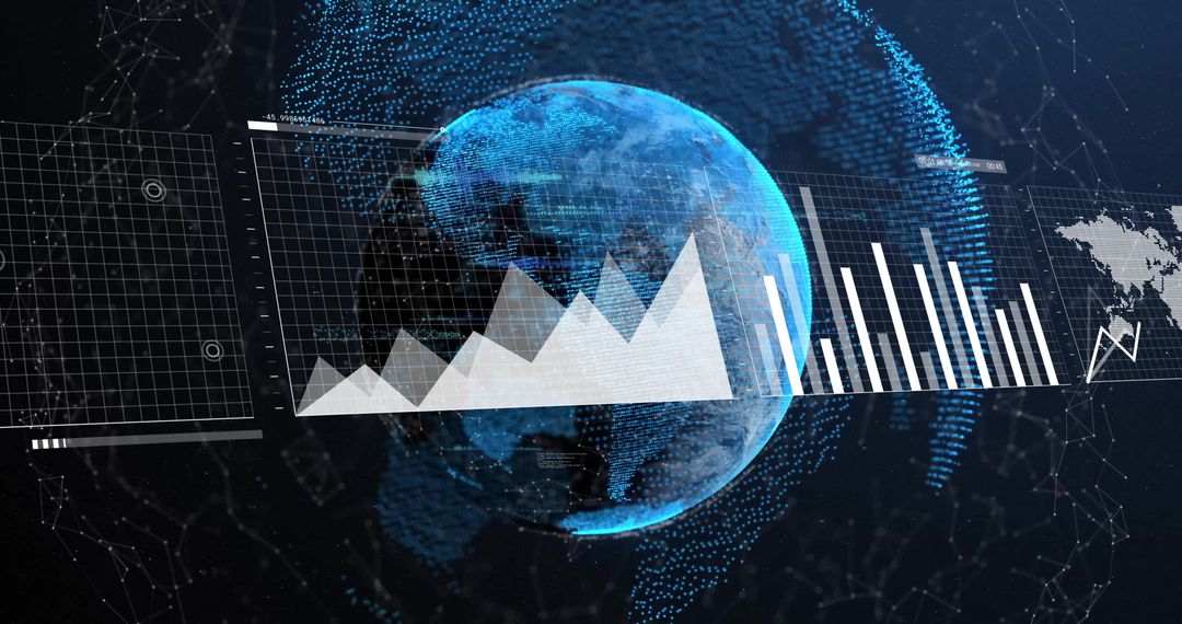 Global Data Analytics with Digital Globe Projection