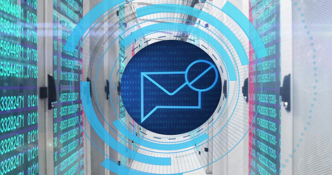 Digital Secure Communication Concept in Server Room