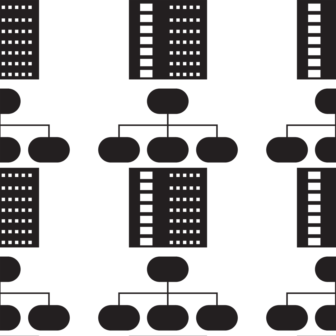 Seamless Digital Pattern on Transparent Background