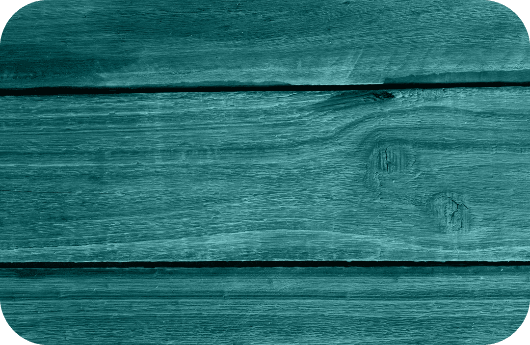 Abstract Shape of Blue Wooden Planks on Transparent Background