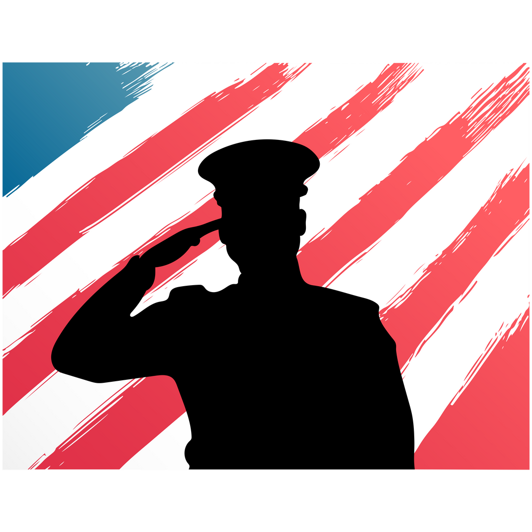 Soldier Silhouette over USA Flag on Transparent Background - Download Free Stock Images Pikwizard.com