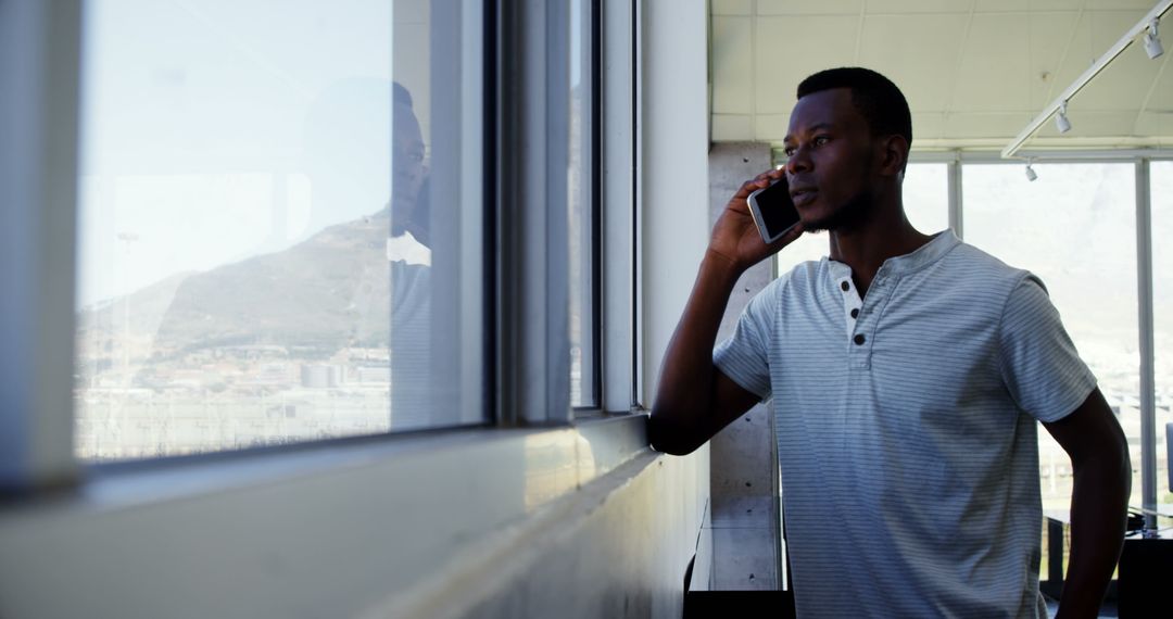 Business Professional Communicating Through Smartphone