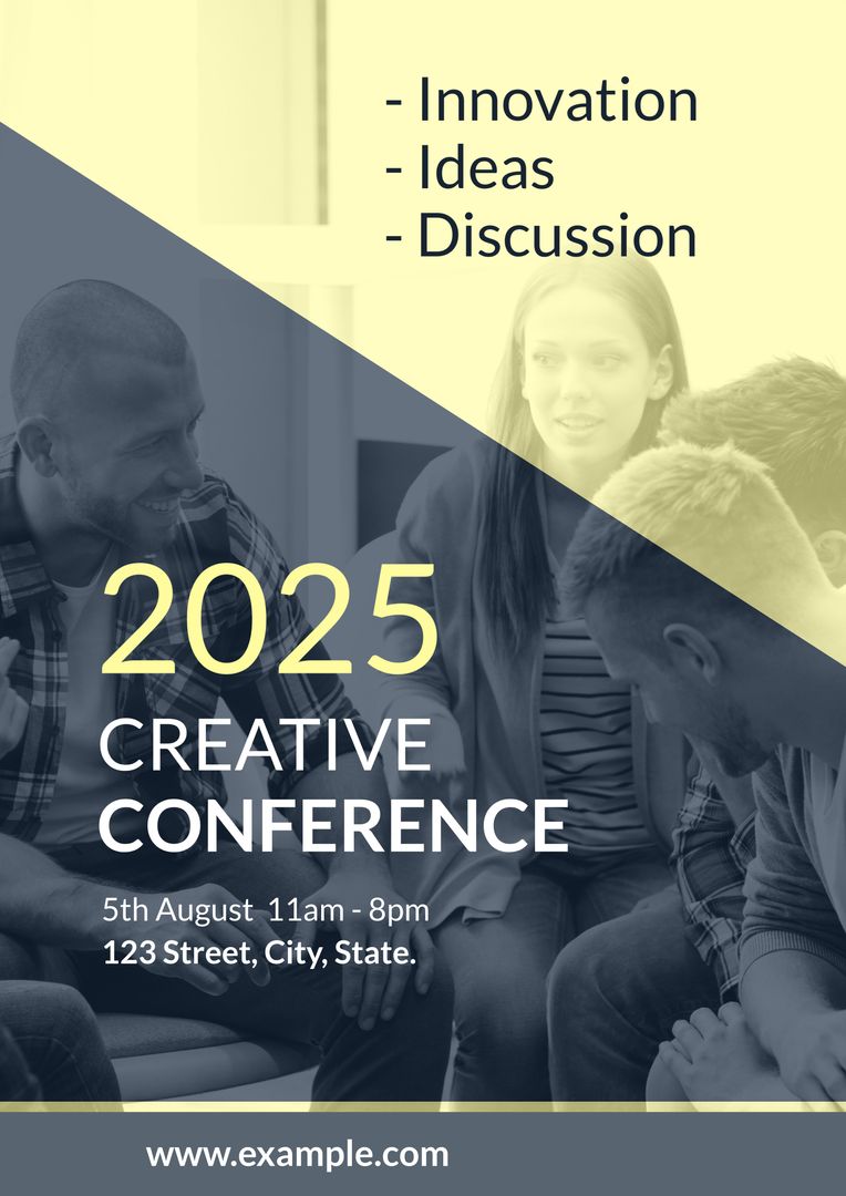 Dynamic Team Engaged in Creative Conference Discussion