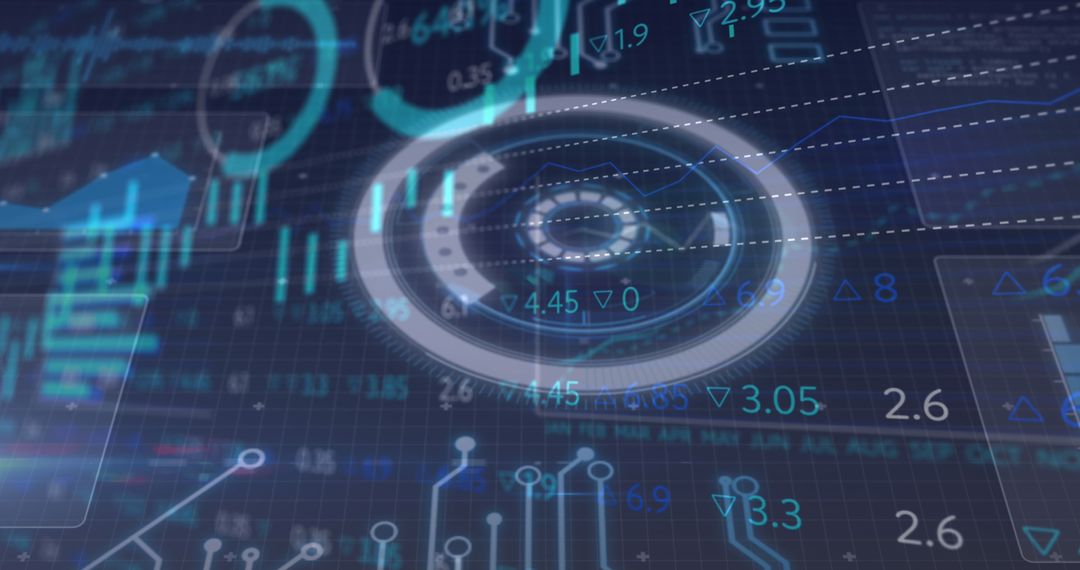 Digital Interface Displaying Analytics and Statistics - Free Images, Stock Photos and Pictures on Pikwizard.com