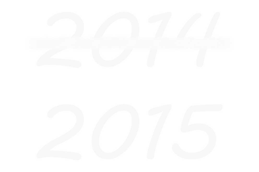 2014 Crossed Out and 2015 on Transparent Background, Signifying New Year Transition - Download Free Stock Images Pikwizard.com