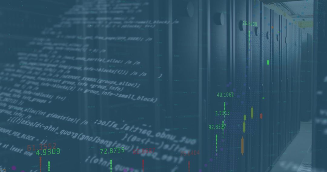 visualizing data processing in a modern server room - Free Images, Stock Photos and Pictures on Pikwizard.com