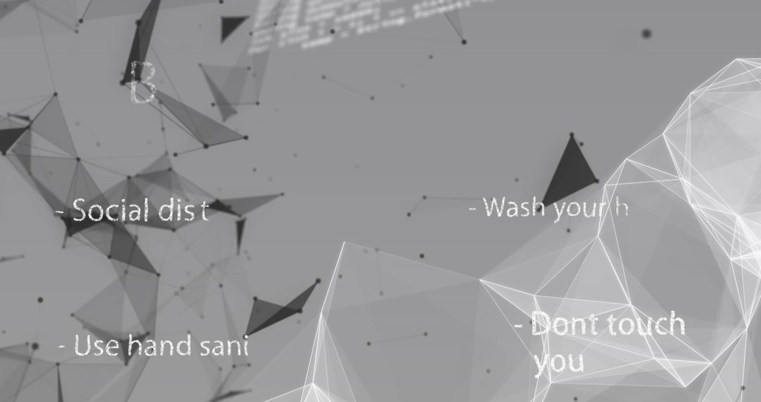 Digital Network Connections with Healthcare Precautions Overlay