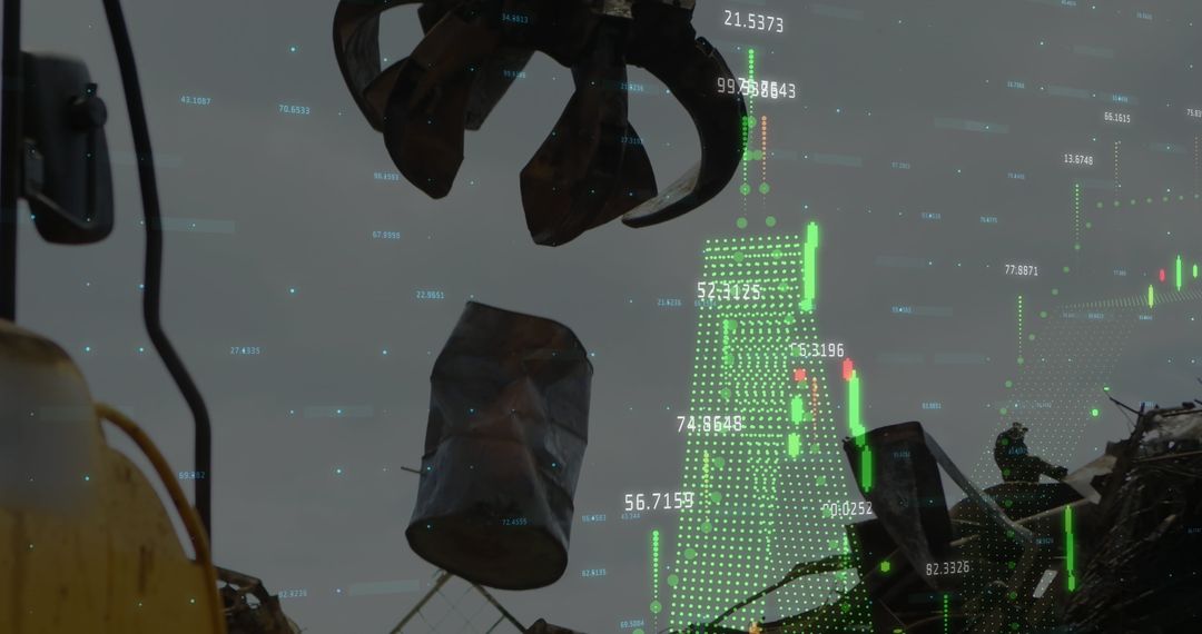 Markets and Waste: Financial Data Merging with Junkyard Imagery