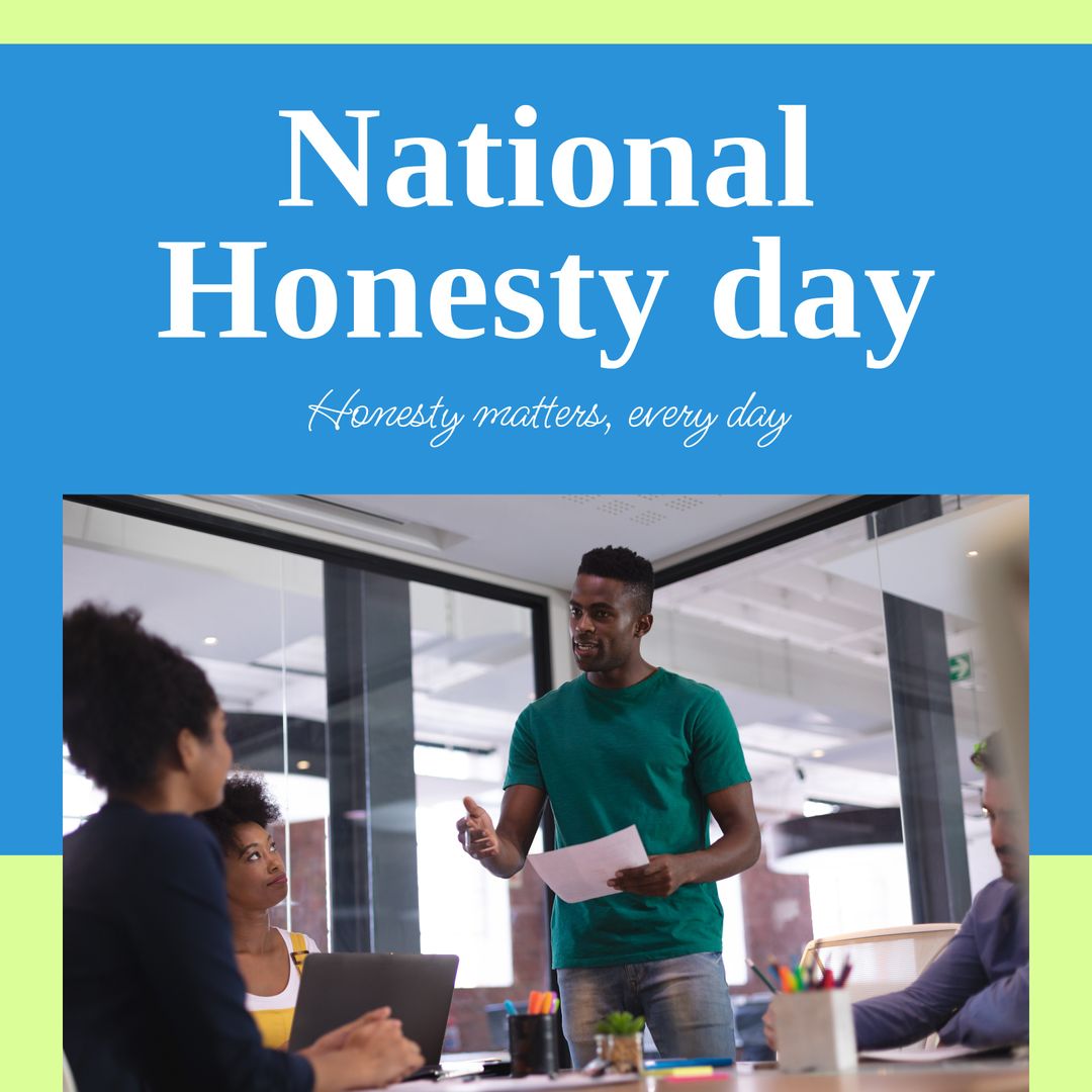 Diverse Business Team Discussing on National Honesty Day