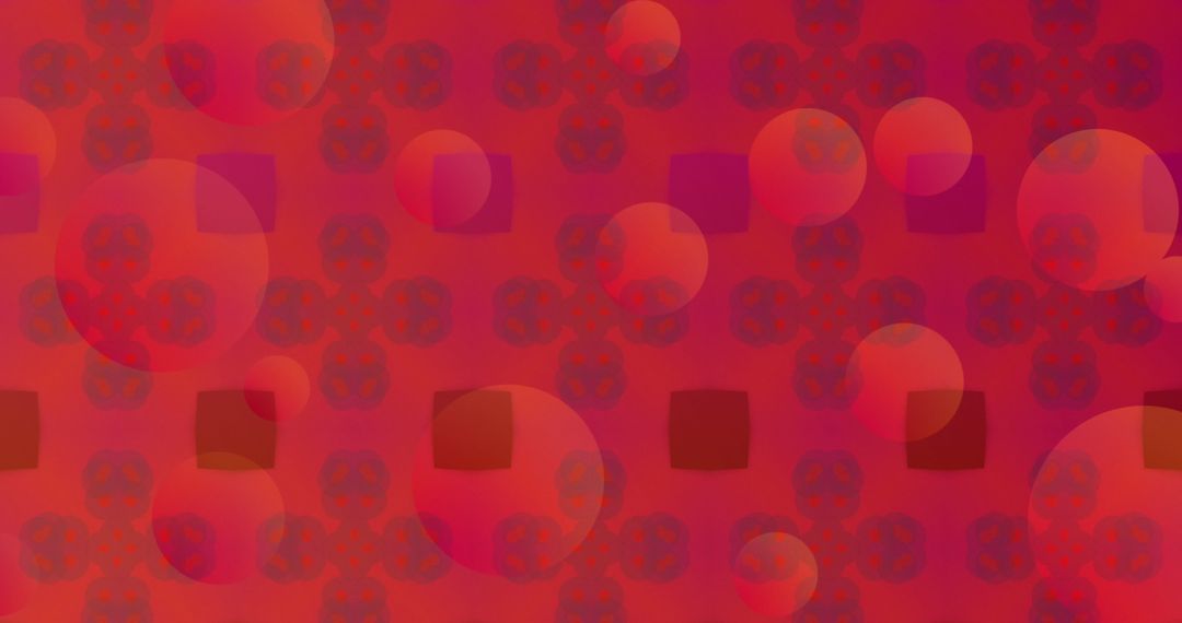 Dynamic Abstract Background with Vibrant Orange Circles