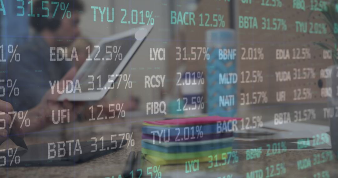 Dynamic Interaction with Stock Data on Graph Tablet