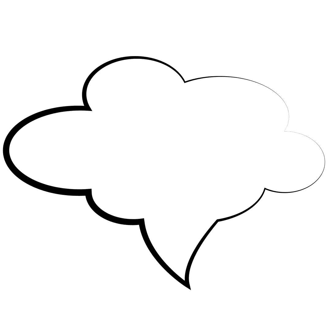 Transparent Conversation Bubble for Communication Designs