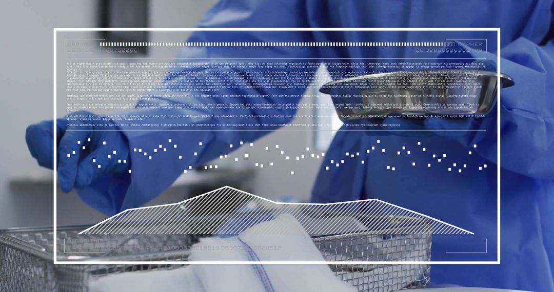 Futuristic Surgery with Digital Interface and Data Overlays