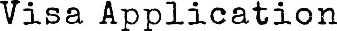 Visa Application Text Black Transparent Background