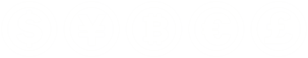 Collection of Transparent Currency Symbols in Vector Format