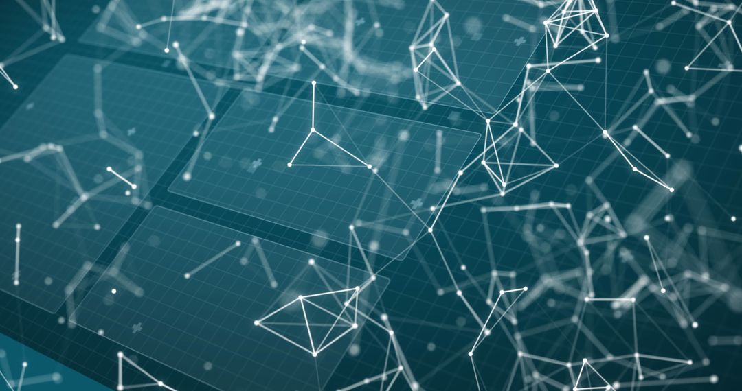 Futuristic Digital Networking and Communication Abstract Background