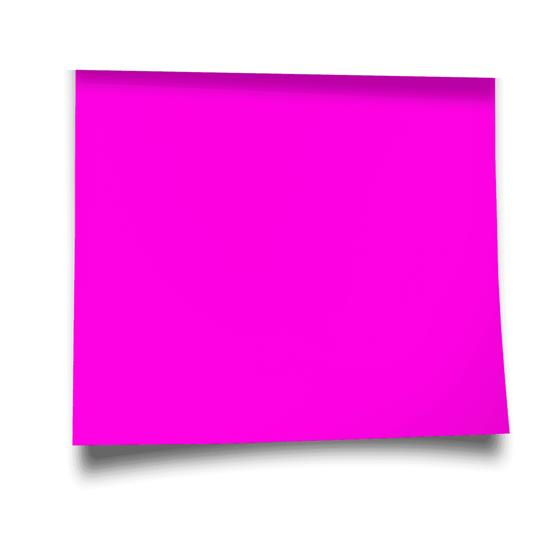 Purple Note Card on Transparent Background for Digital Reminders