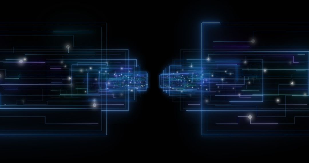Glowing Light Trails with Digital Data Structures