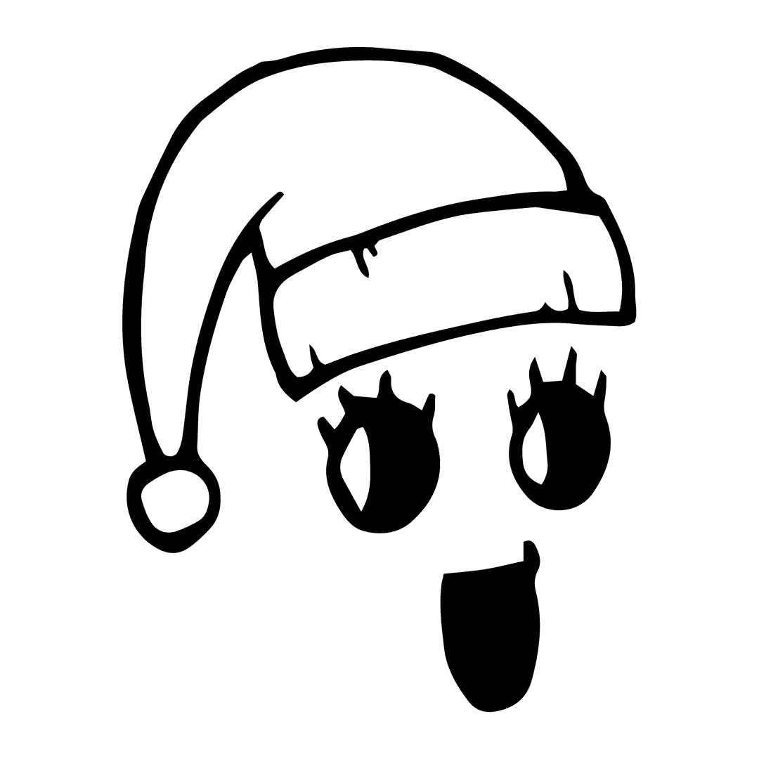 Smiling Face on Transparent Background Illustrating Happiness