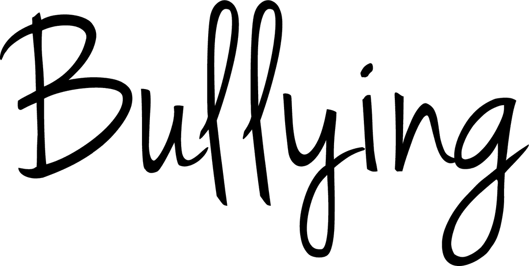 Transparent Vector of Bullying Text Highlighting Social Issue