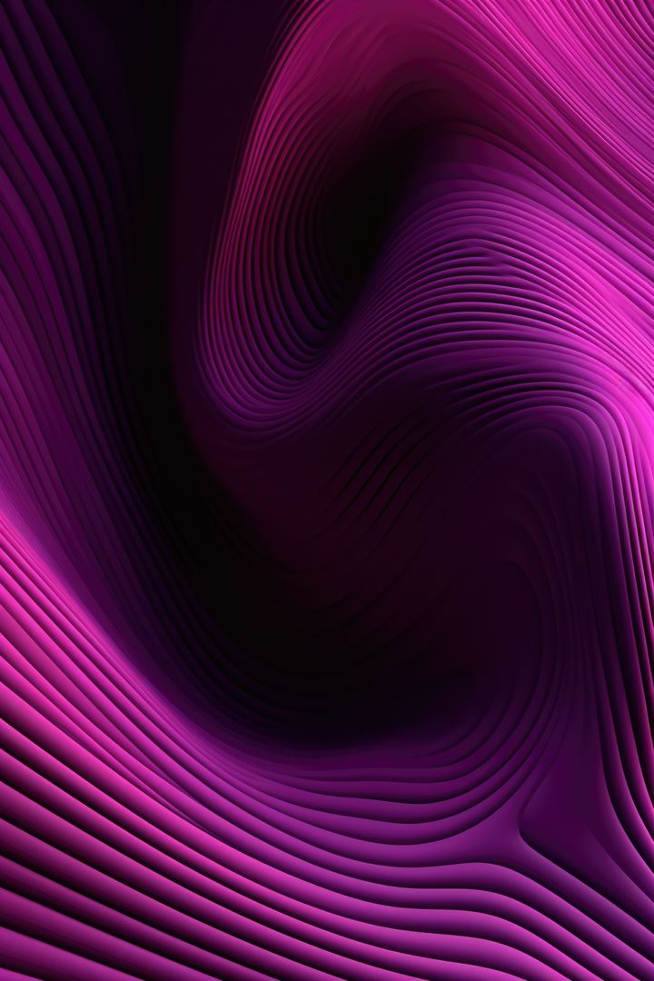 Abstract pink wavy lines on black background, created using generative ai technology - Free Images, Stock Photos and Pictures on Pikwizard.com