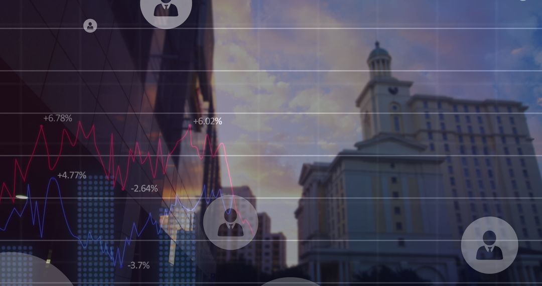 Digital Overlay of Statistical Data on Urban Skyline