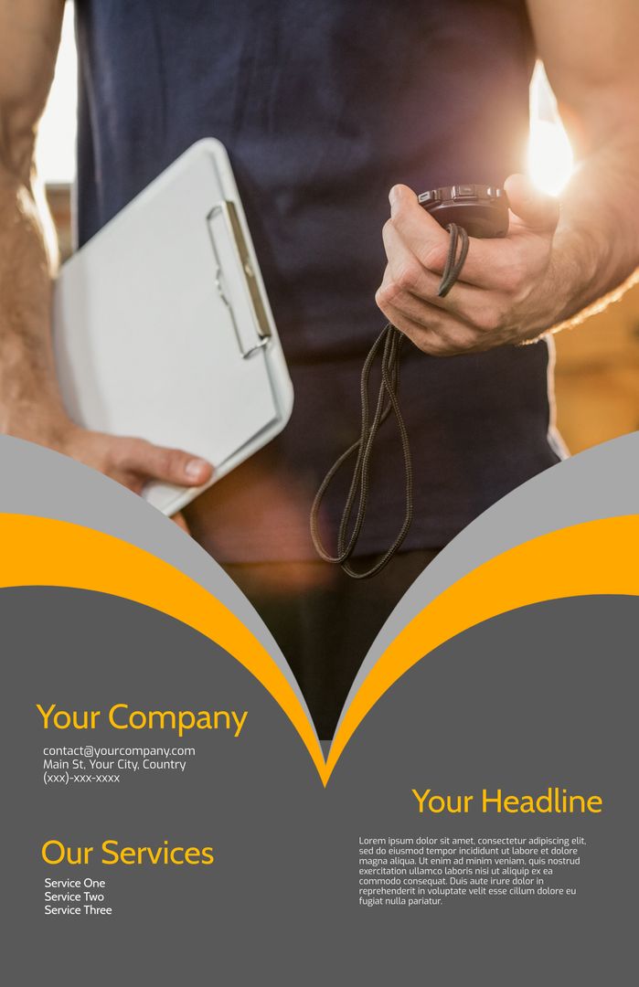 Fitness Enthusiast Tracking Progress with Smartwatch