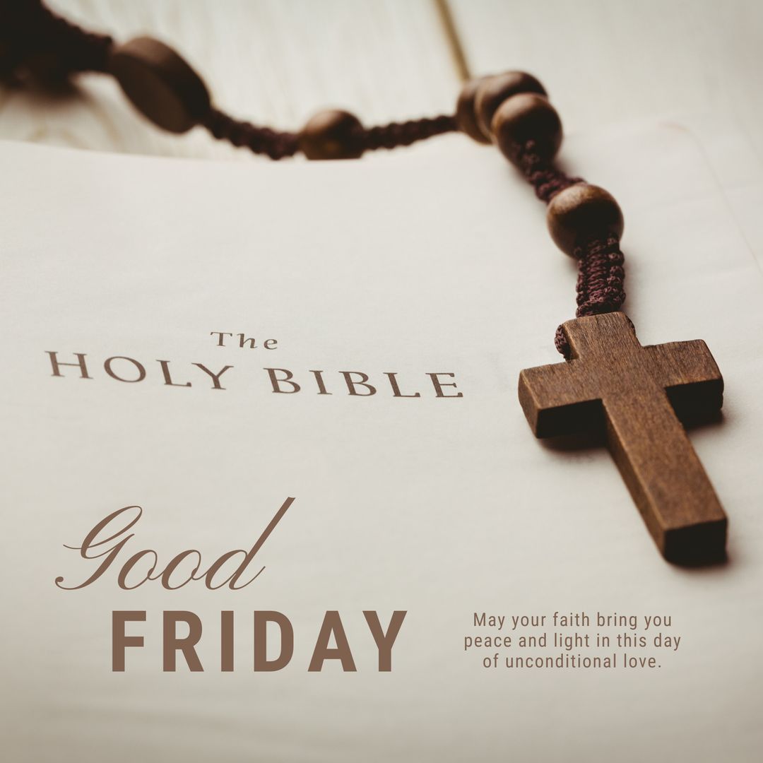 Good Friday Rosary and Bible Peace Reflection