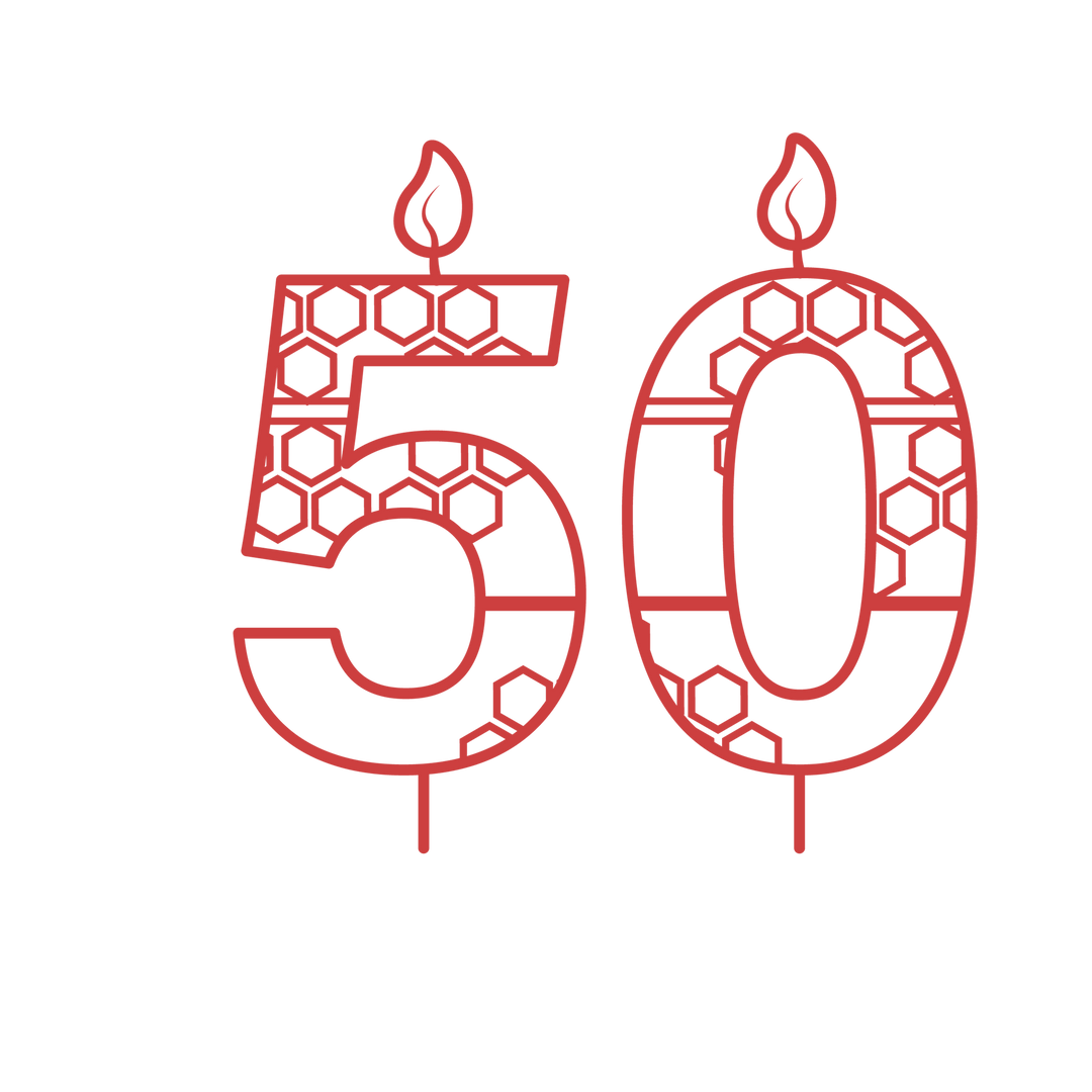 Birthday Candles Fifty Outline Illustration Transparent Background - Download Free Stock Images Pikwizard.com