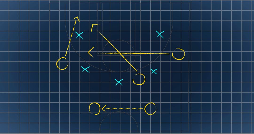 3D Blueprint Strategy with Holographic Elements