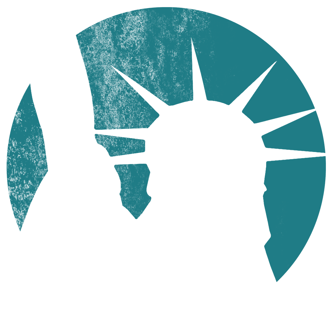 Transparent Graphic Silhouette of Statue of Liberty