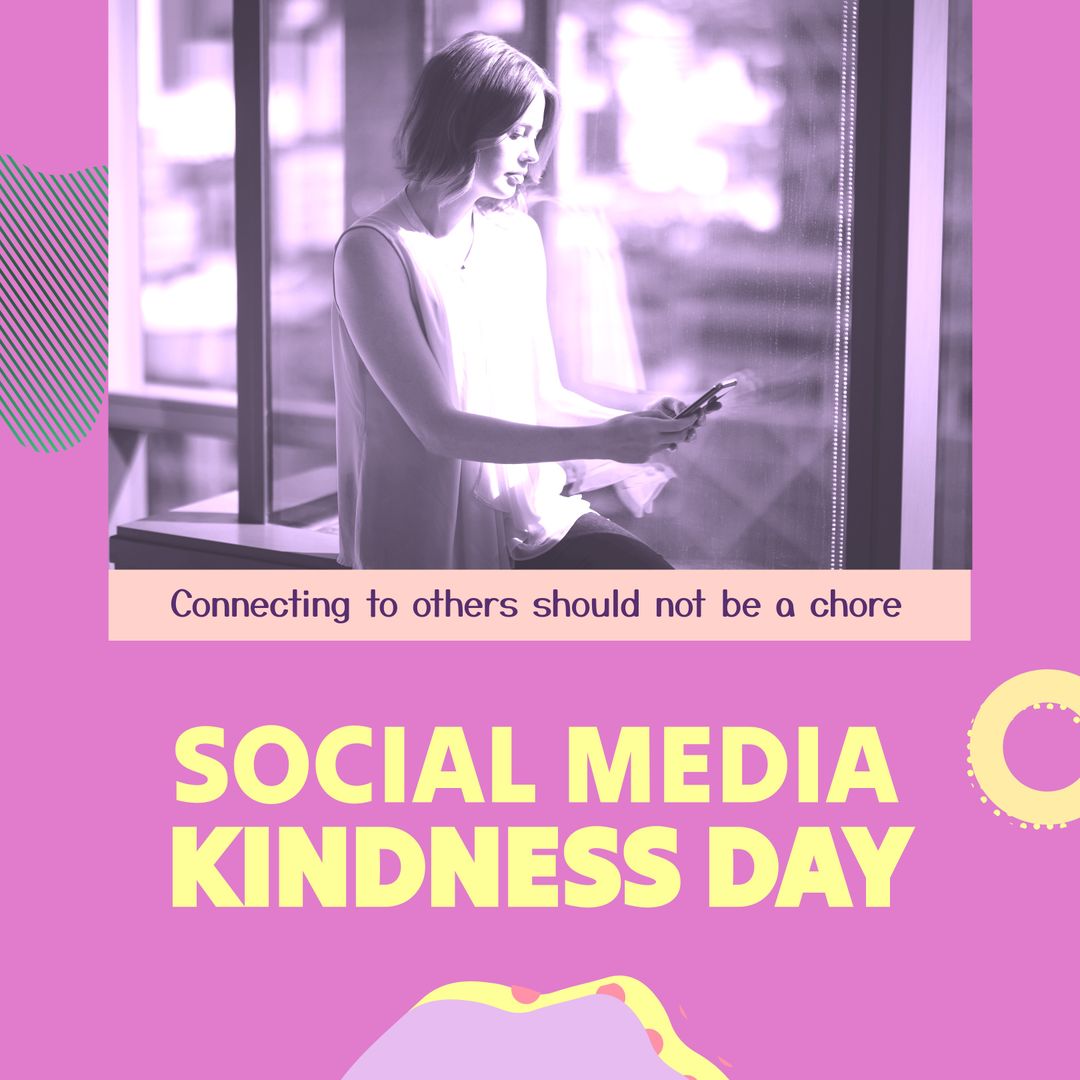 Celebrating Social Media Kindness Day with Office Setting