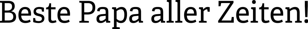 Beste papa aller zeiten text on transparent background